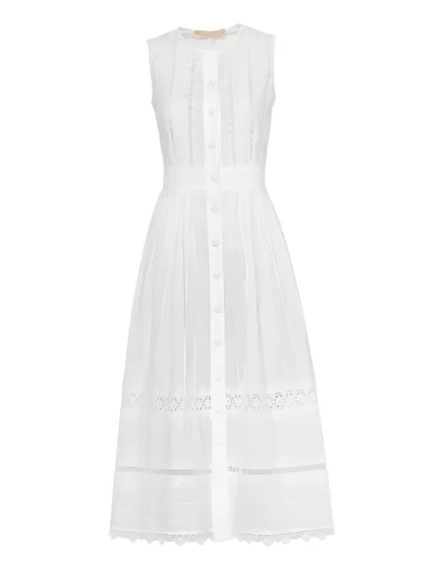 Solaire Maxi Dress in White