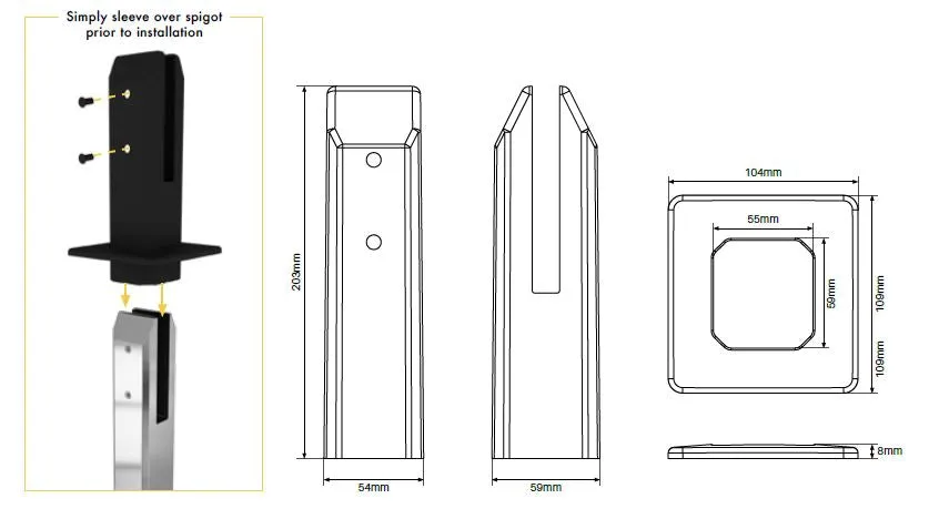 Spigot insulator for Core Drill Madrid Spigots