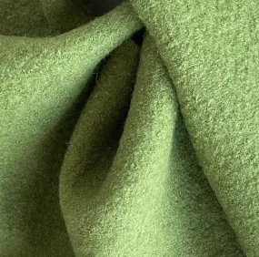 Spring Green 12 oz. Boiled Wool Coating (Made in Germany)