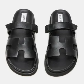 Steve Madden Mayven Sandals | Black Leather