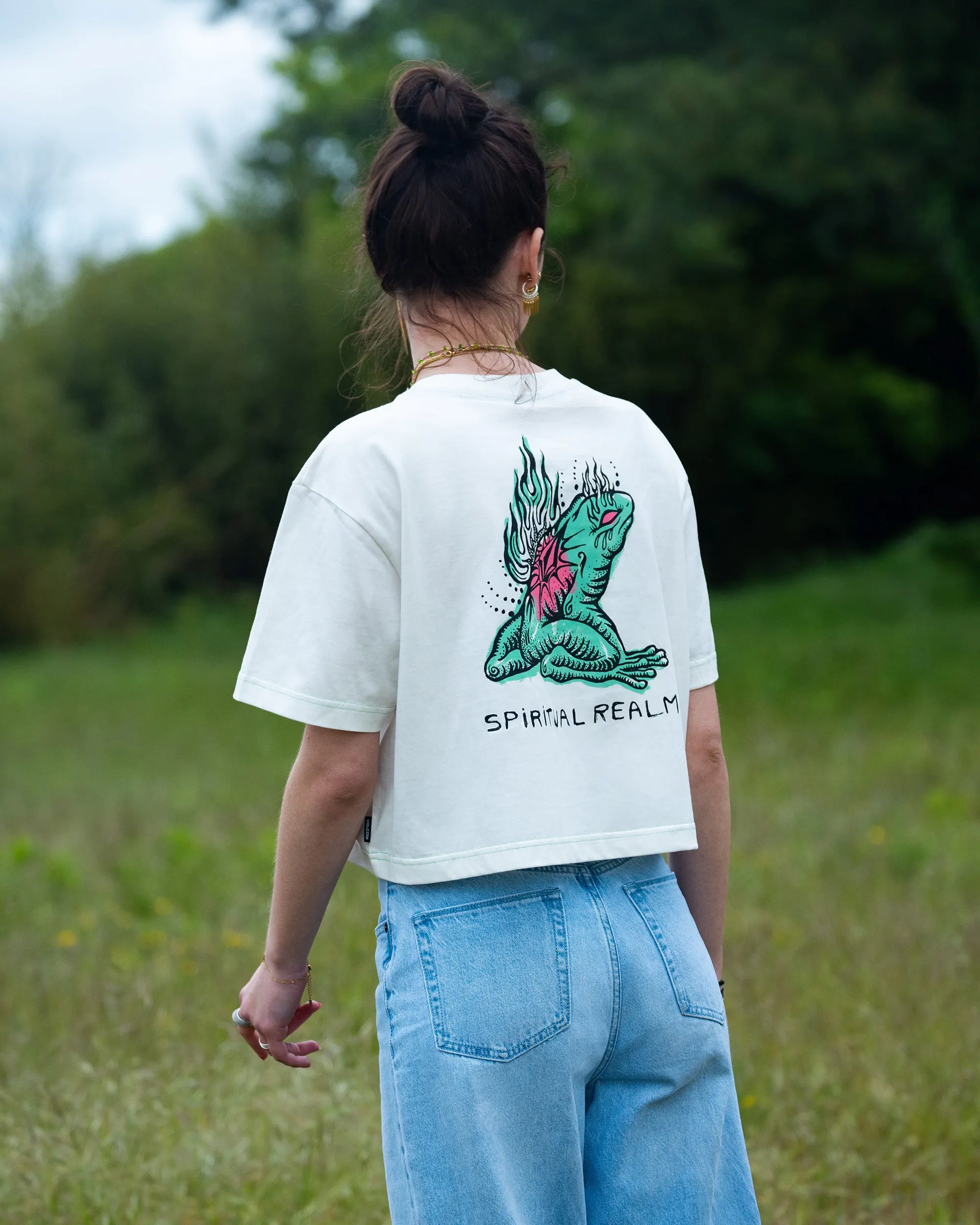 Stoned Boyfriend High rise Jeans - BLUE BIRD