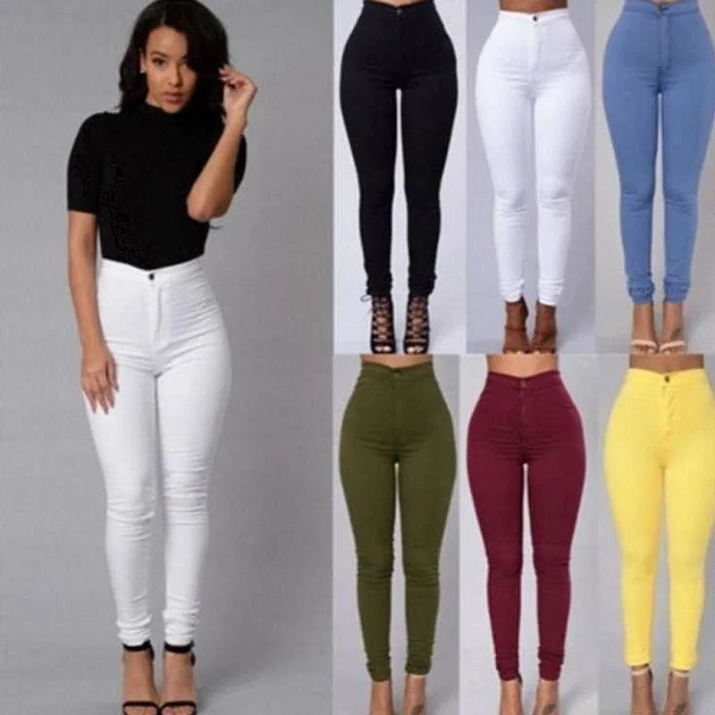 stretch jeans in 6 colors