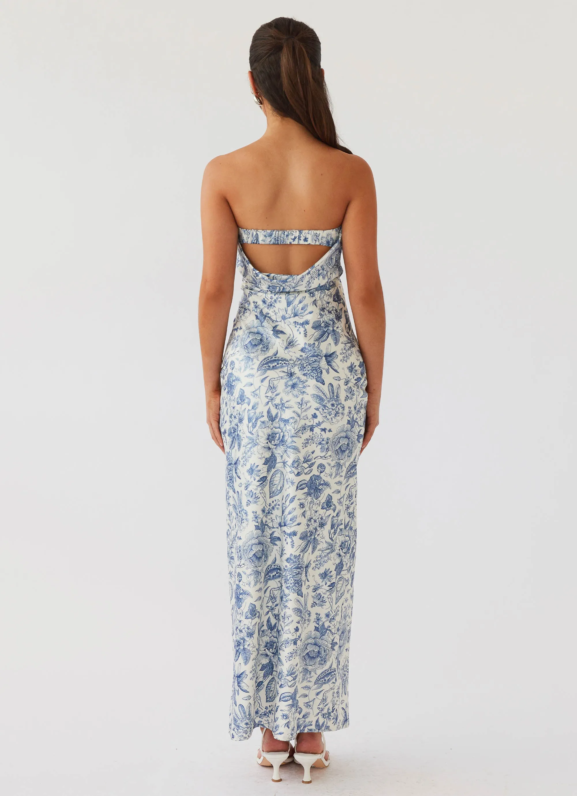 Summer Lover Maxi Dress - Blue Paisley