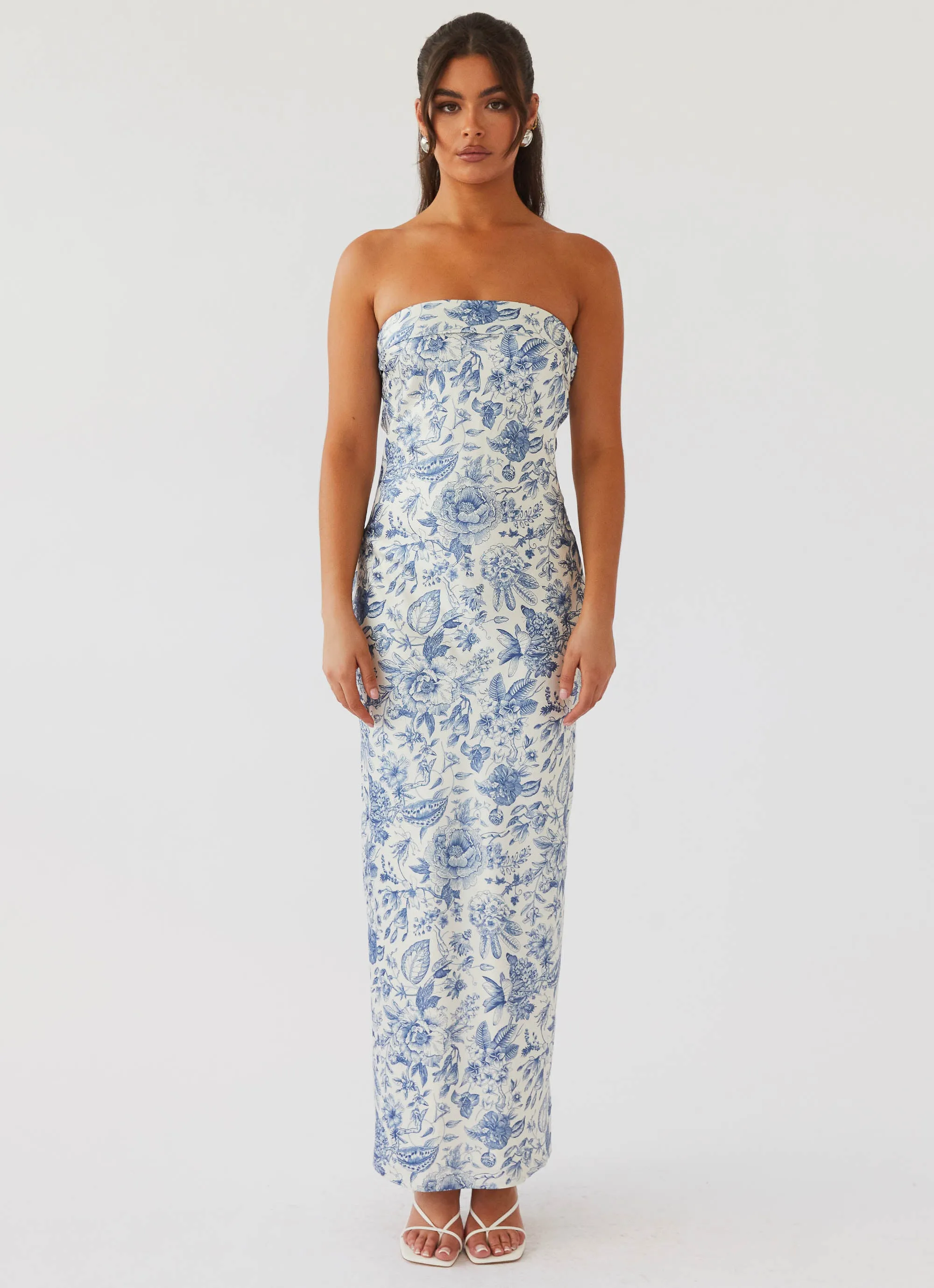 Summer Lover Maxi Dress - Blue Paisley