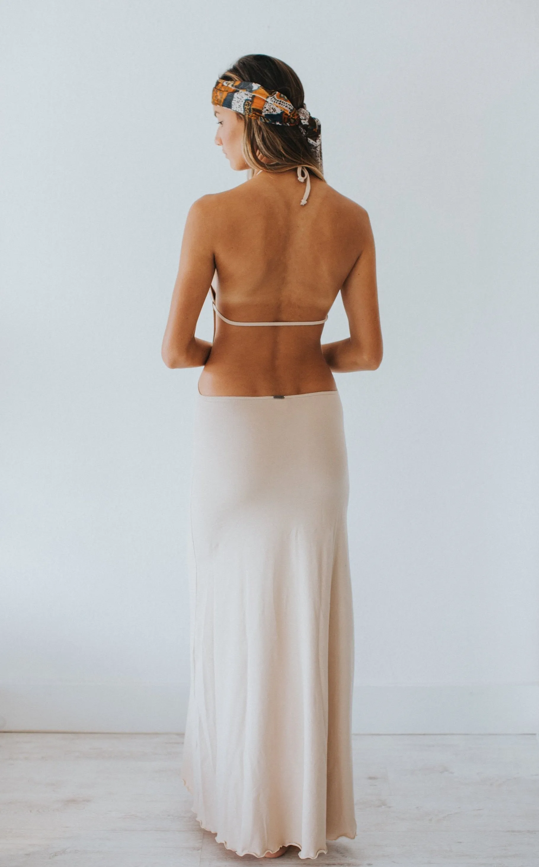 Summer Low Back Maxi Dress