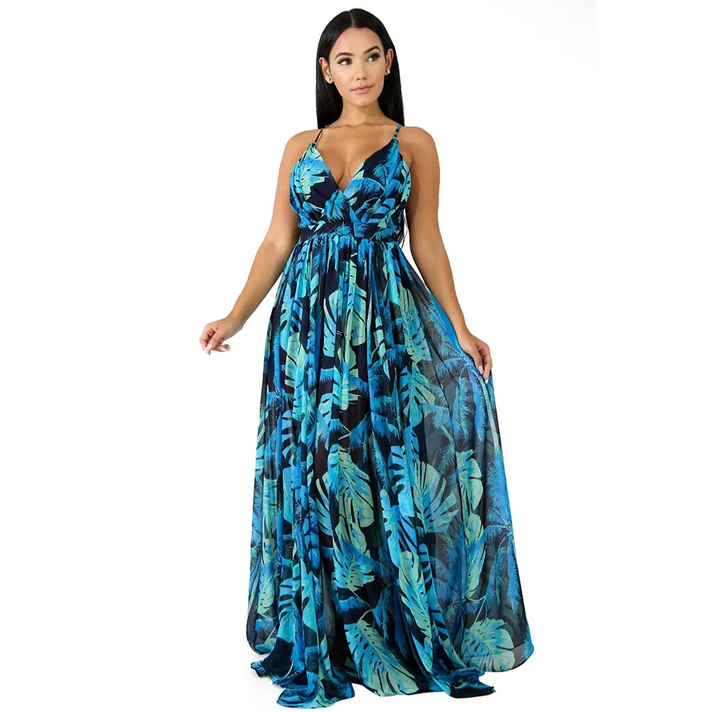 Summer Women’s Long Maxi Dress – Boho Chic & Elegant