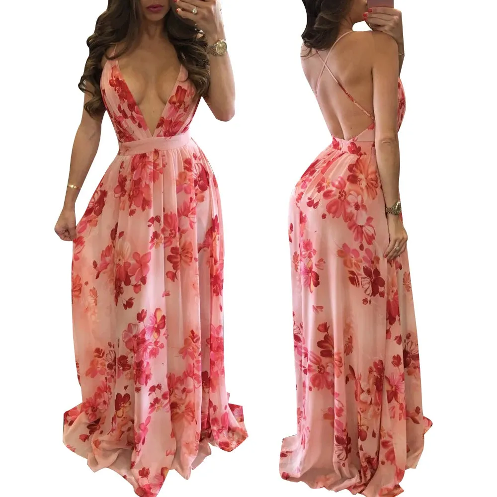 Summer Women’s Long Maxi Dress – Boho Chic & Elegant