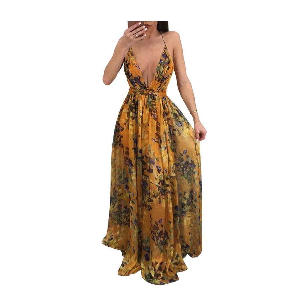 Summer Women’s Long Maxi Dress – Boho Chic & Elegant