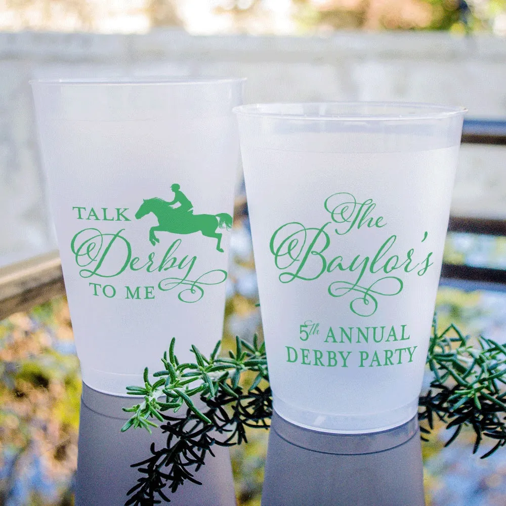 Talk Derby To Me Shatterproof Cups