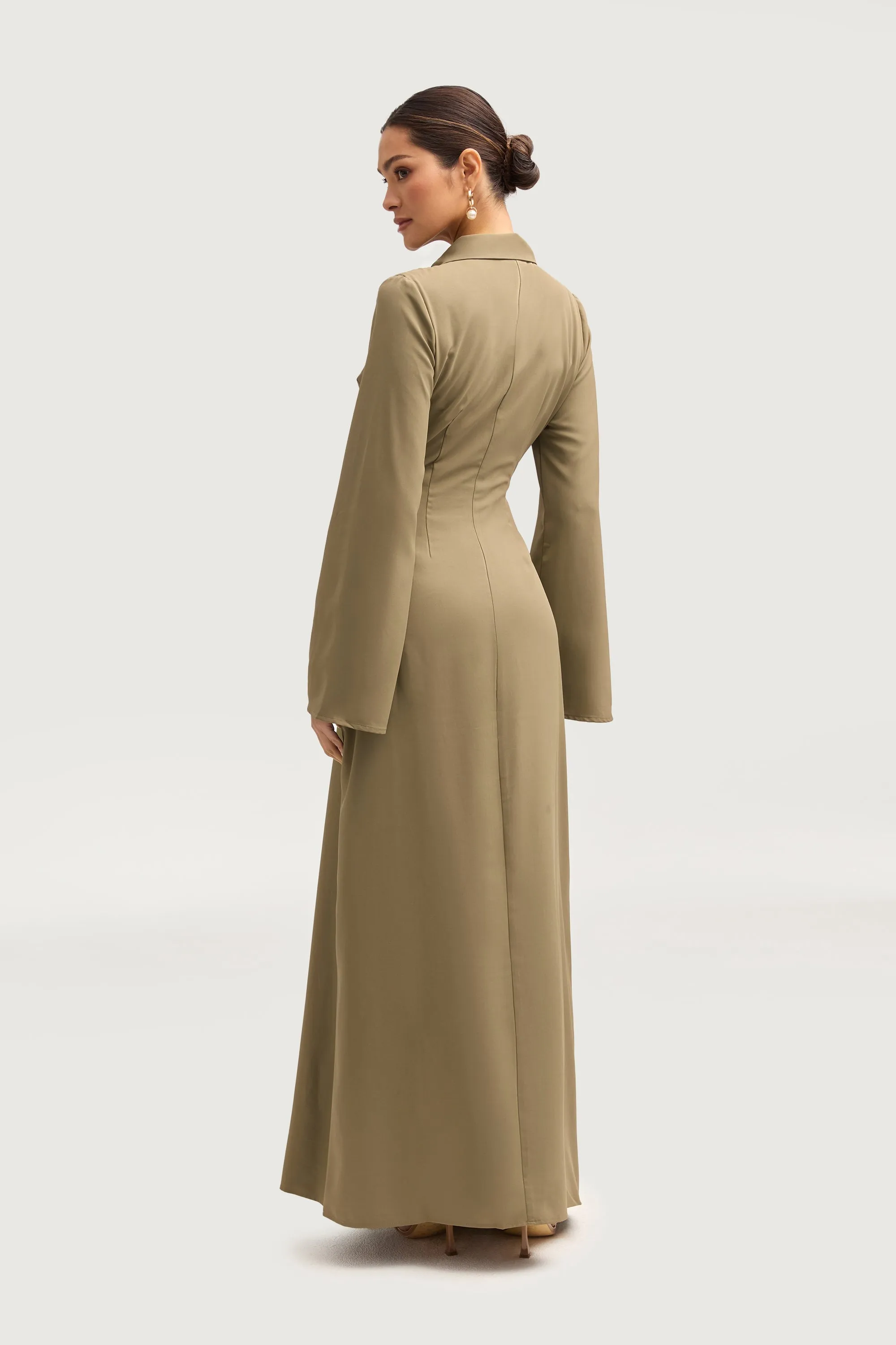 Tamara Wrap Maxi Dress - Za'atar