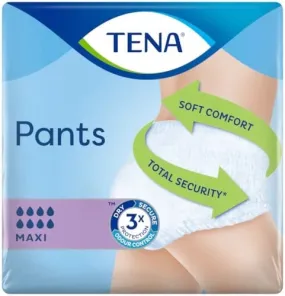 Tena Pants Maxi XL x 10 Pull-Up Protective Underwear/Incontinence Pants