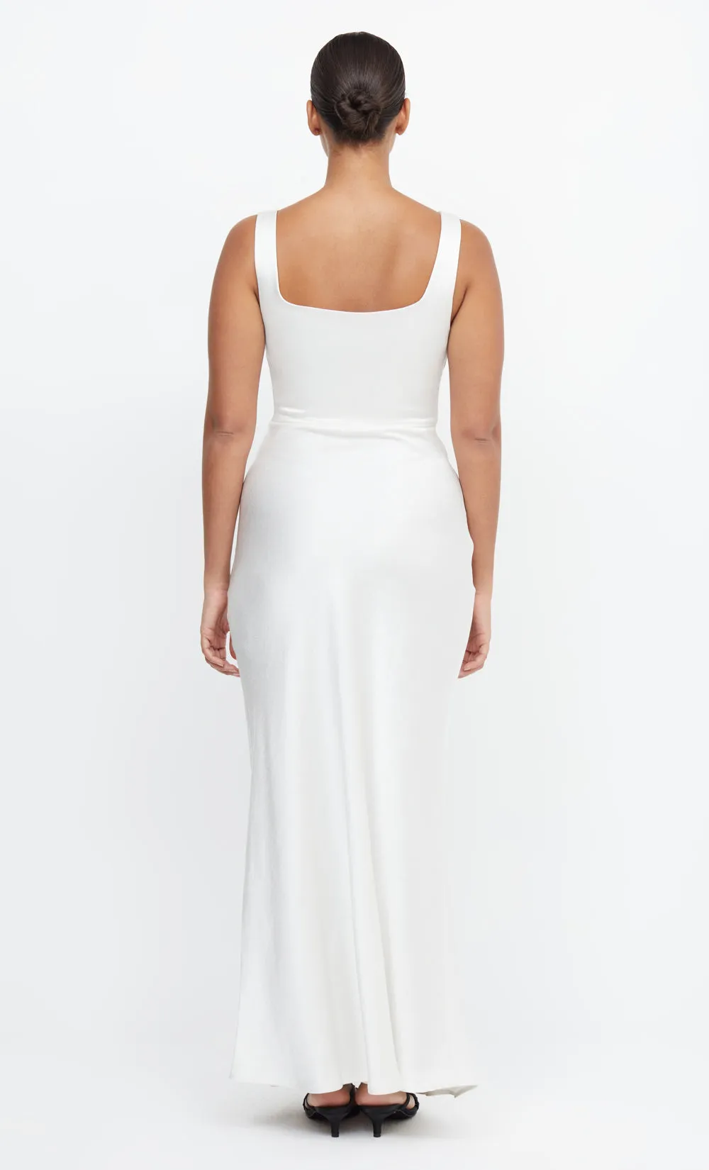 THE DREAMER SQUARE NECK DRESS  - IVORY