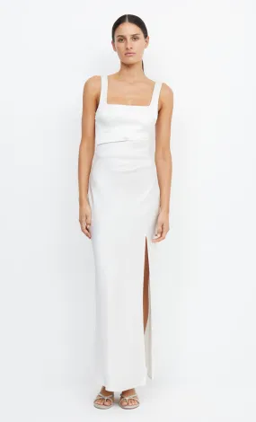 THE DREAMER SQUARE NECK DRESS  - IVORY