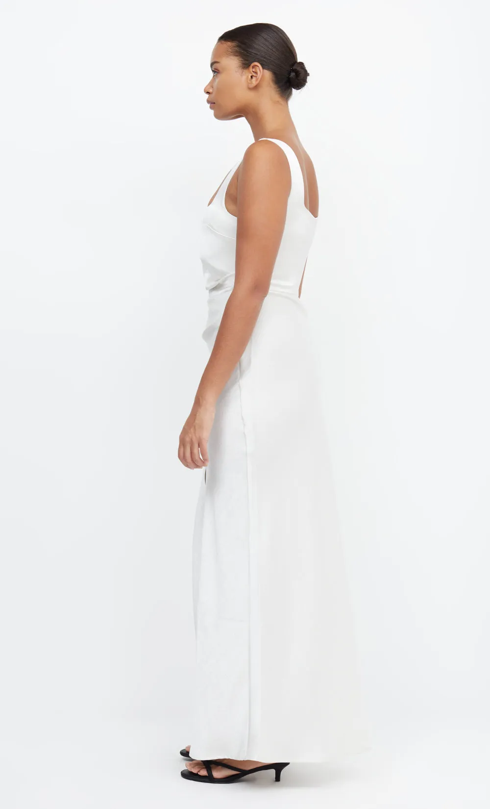 THE DREAMER SQUARE NECK DRESS  - IVORY