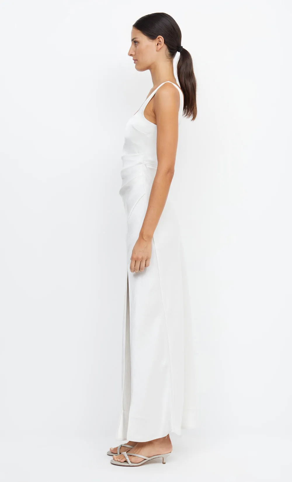 THE DREAMER SQUARE NECK DRESS  - IVORY