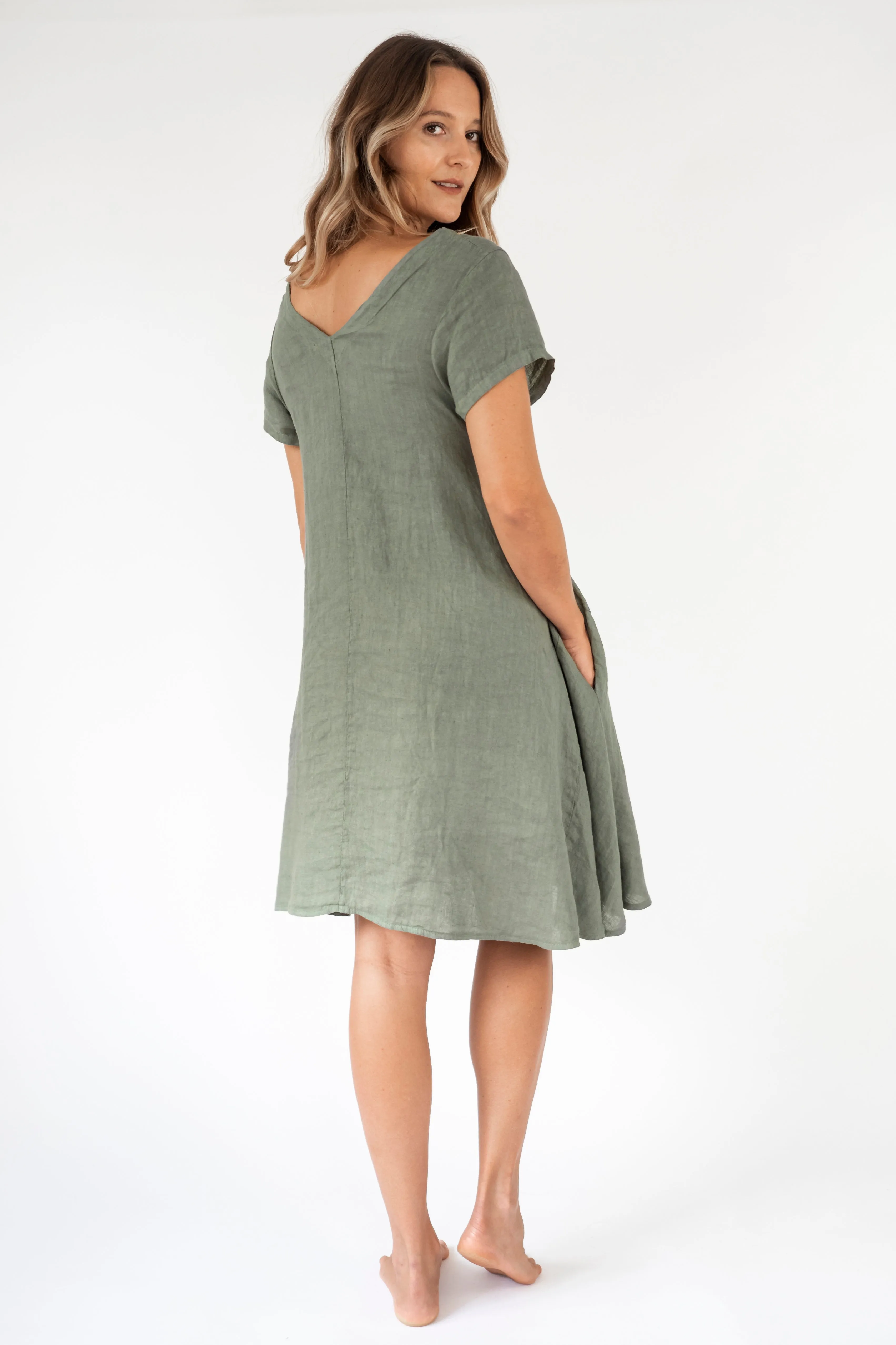 The Holo Linen Dress