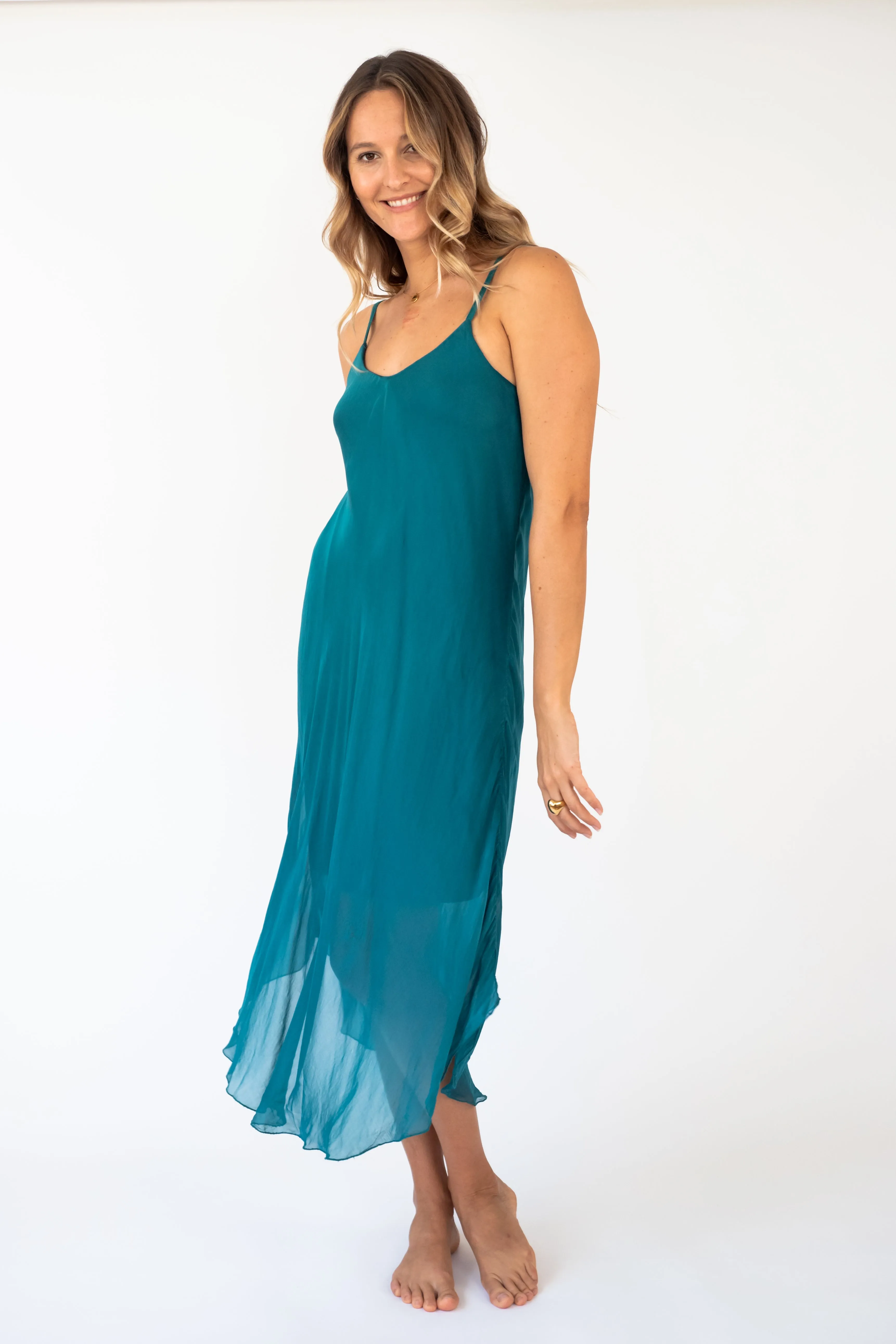 the LEILANI pure silk dress