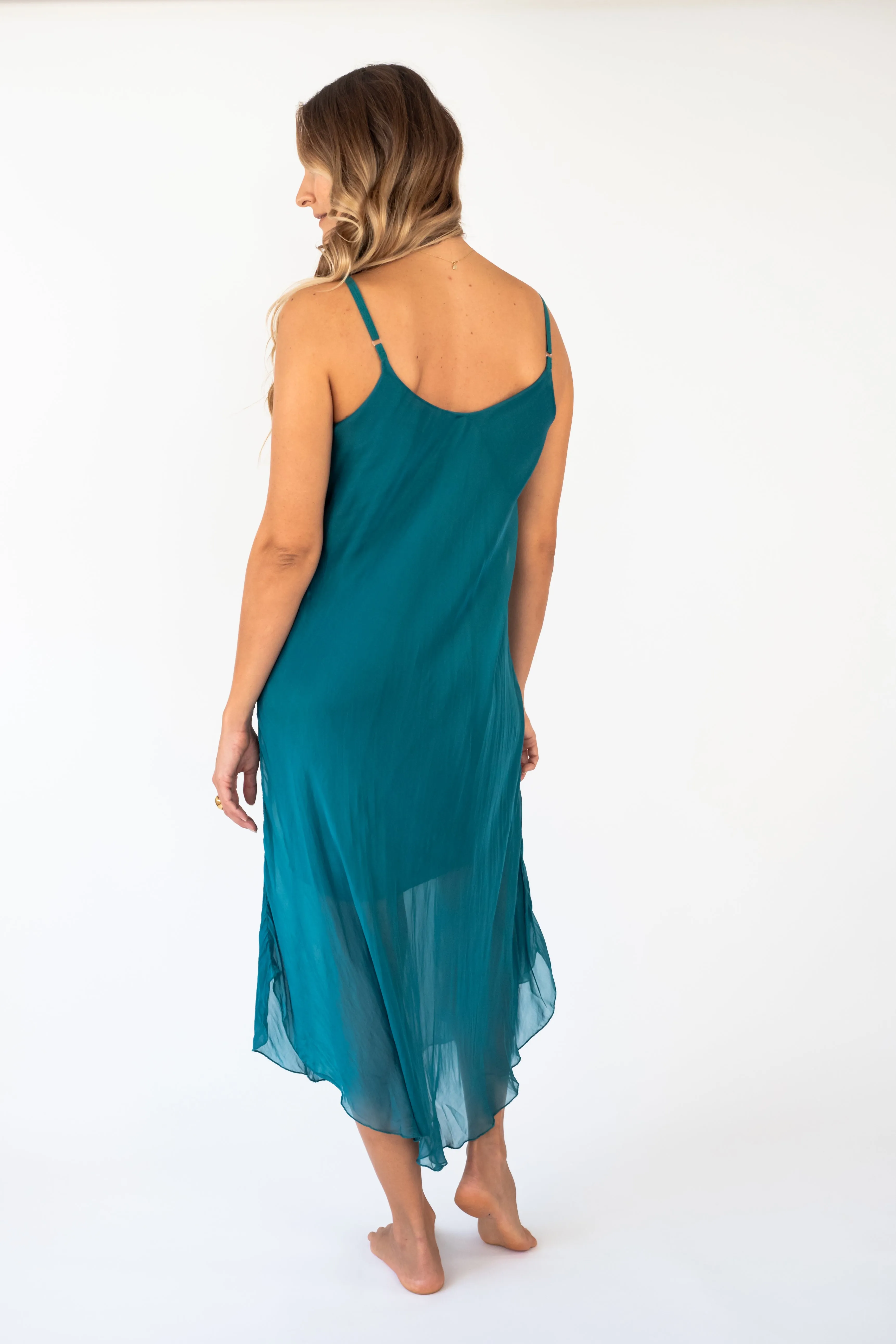 the LEILANI pure silk dress