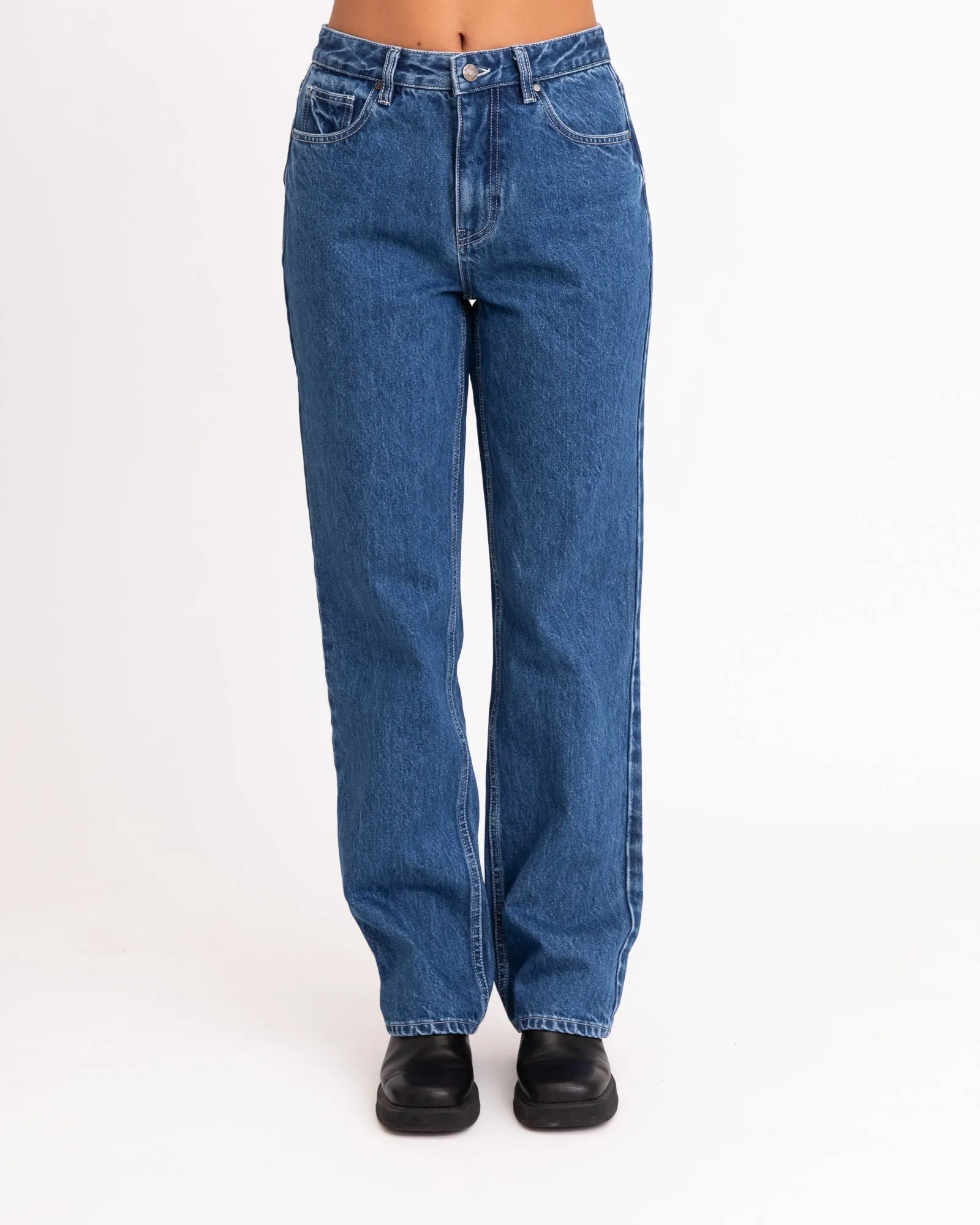 TILTIL Mette Straight Blue Jeans