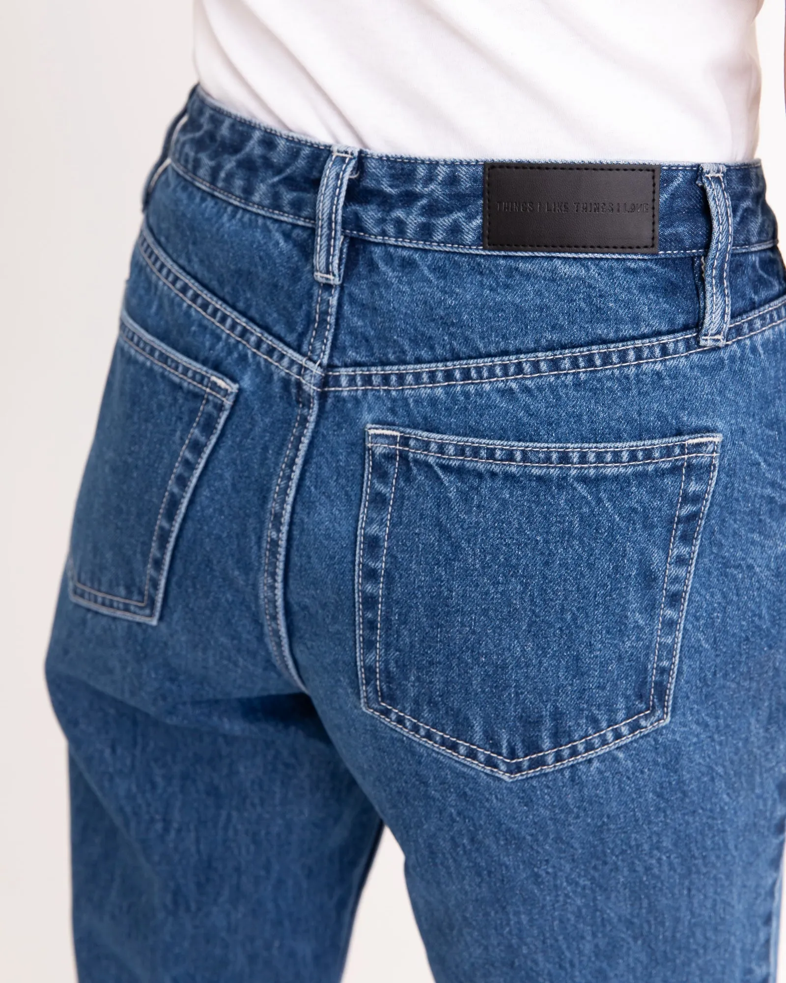 TILTIL Mette Straight Blue Jeans