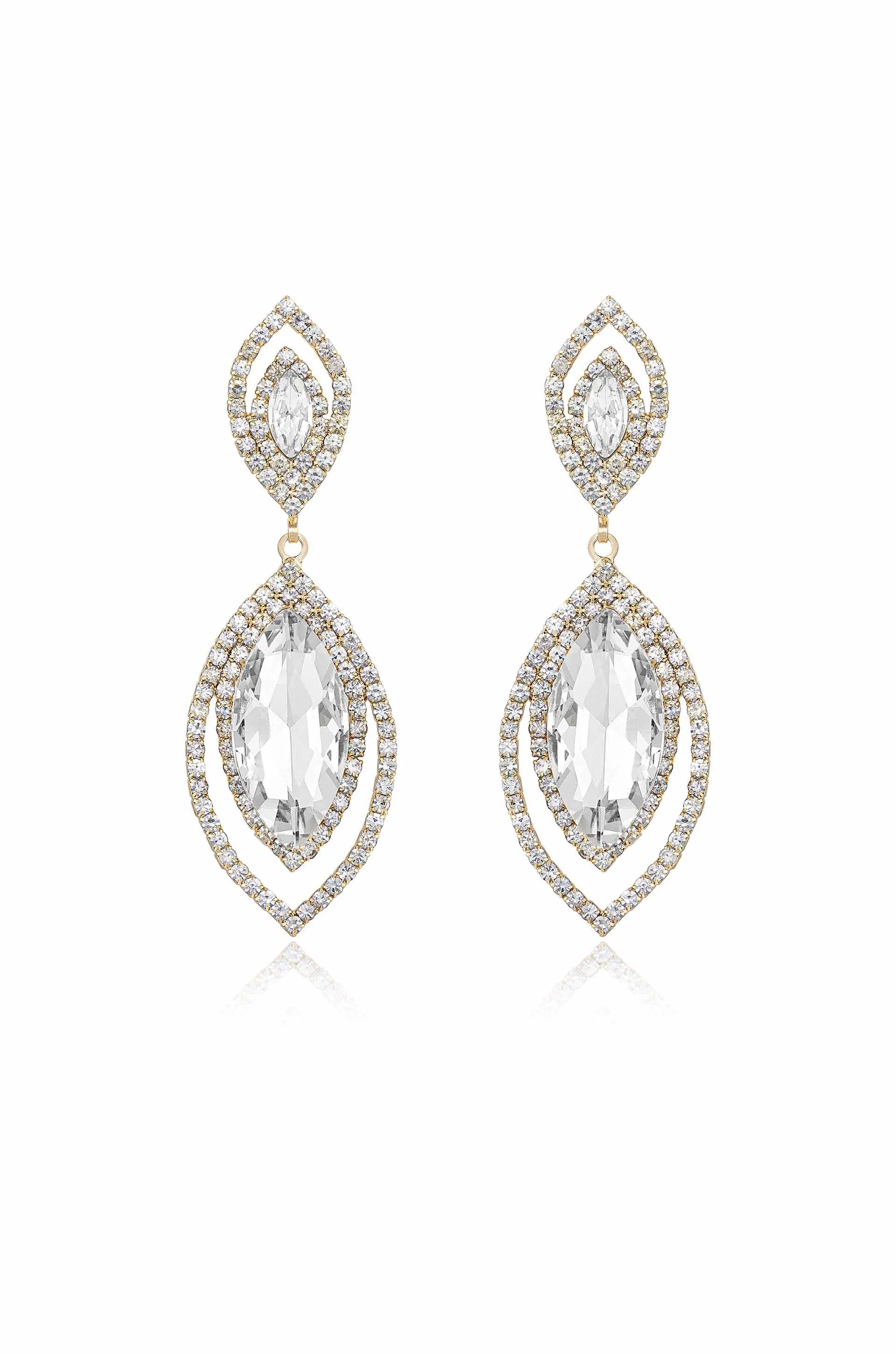 Timeless Crystal Dangle Earrings