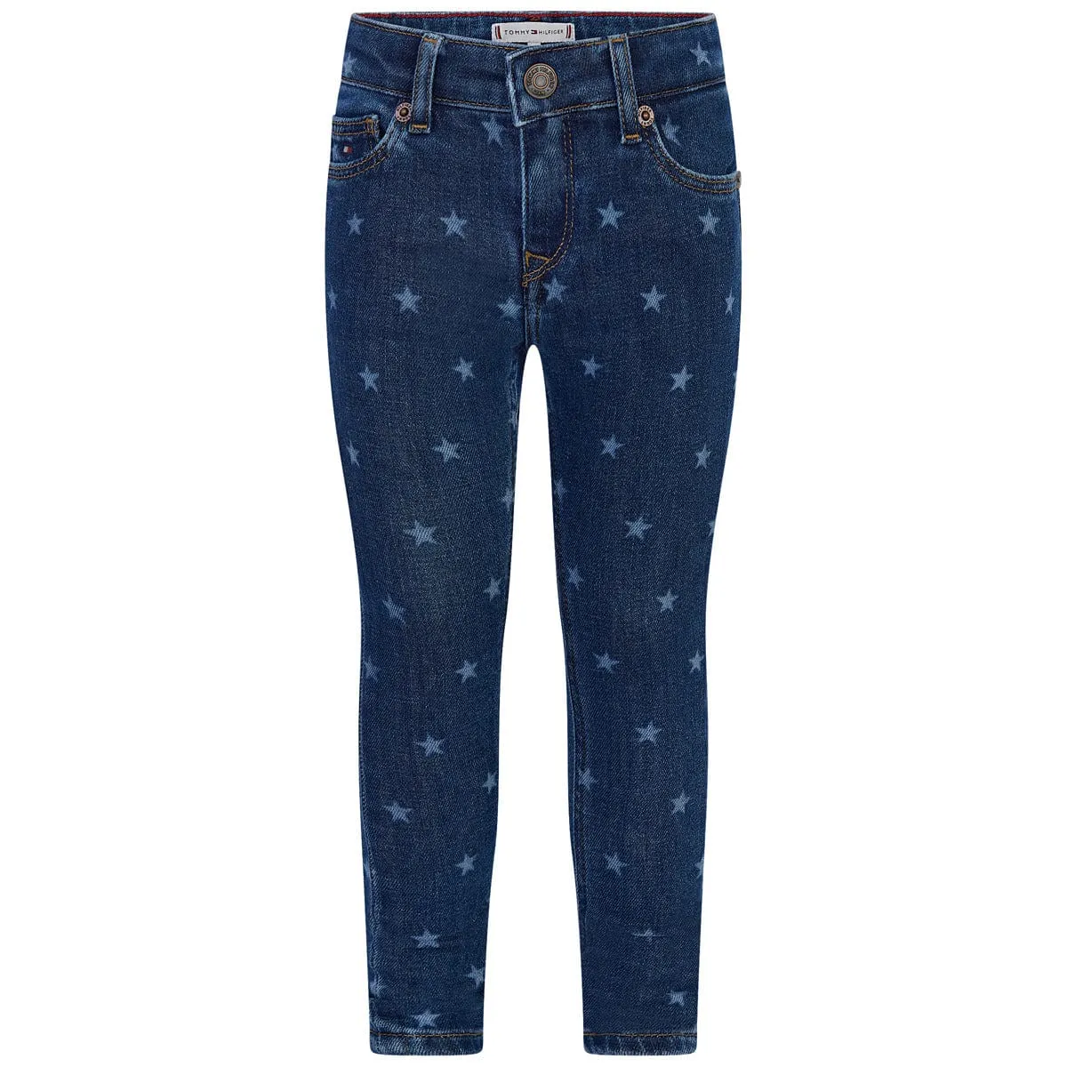 Tommy Hilfiger Girls Jeans - Denim Skinny Fit Star Jeans