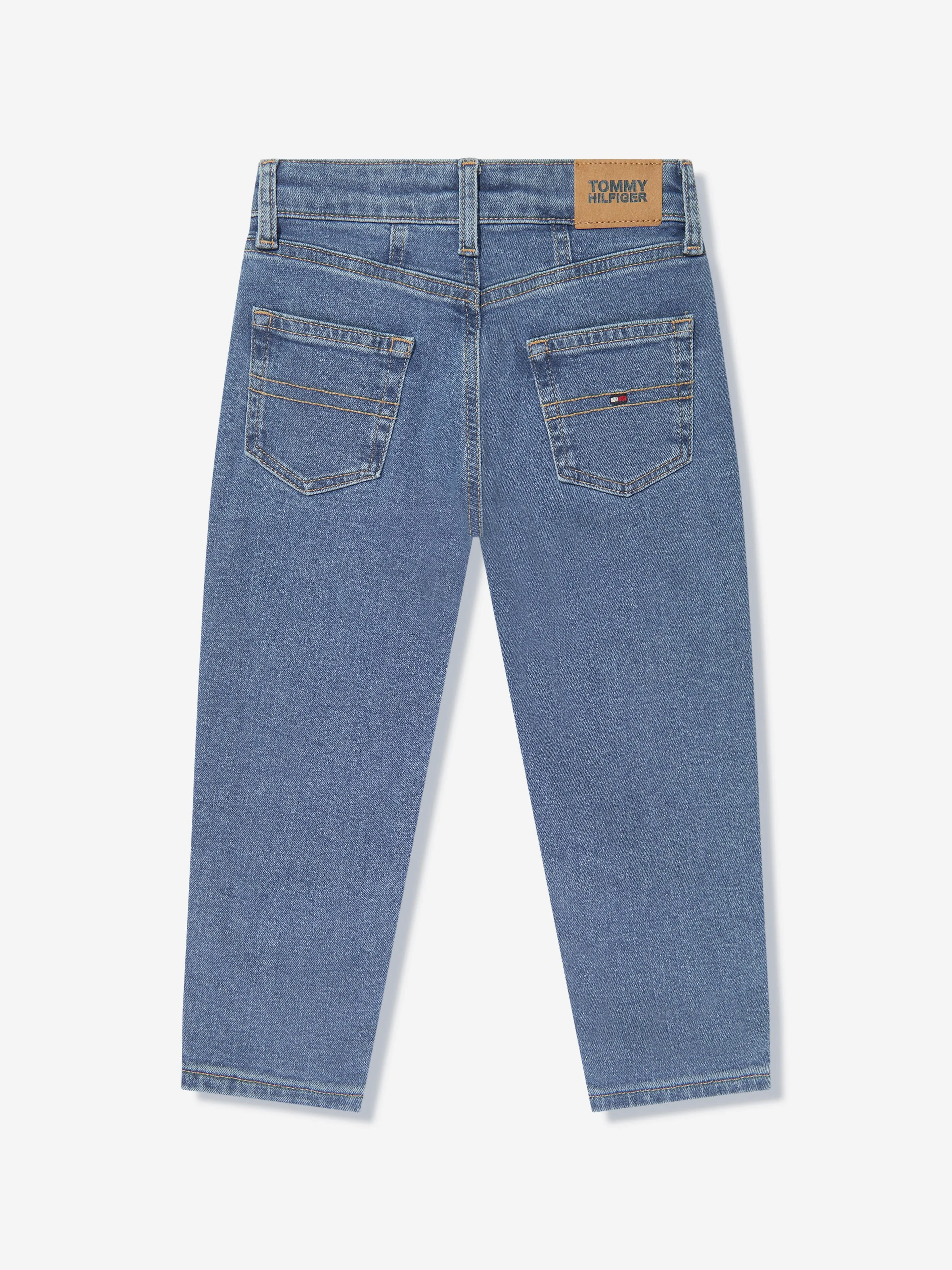 Tommy Hilfiger Girls Tapered Jeans in Blue