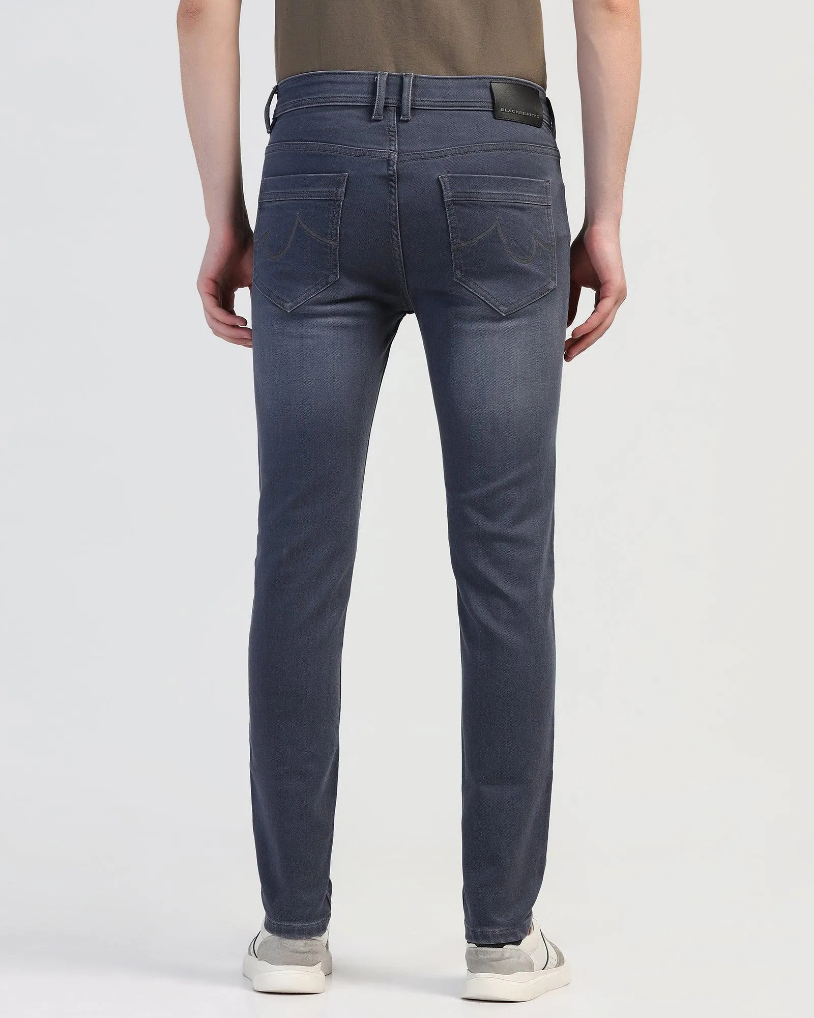 Ultrasoft Slim Yonk Fit Grey Jeans - Pat