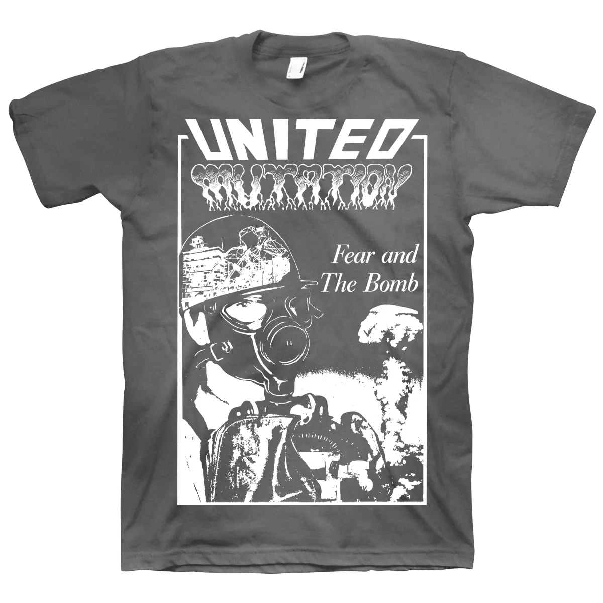 United Mutation "Fear And The Bomb" Dark Grey T-Shirt