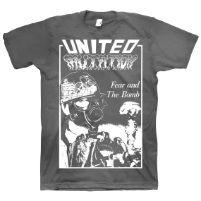 United Mutation "Fear And The Bomb" Dark Grey T-Shirt