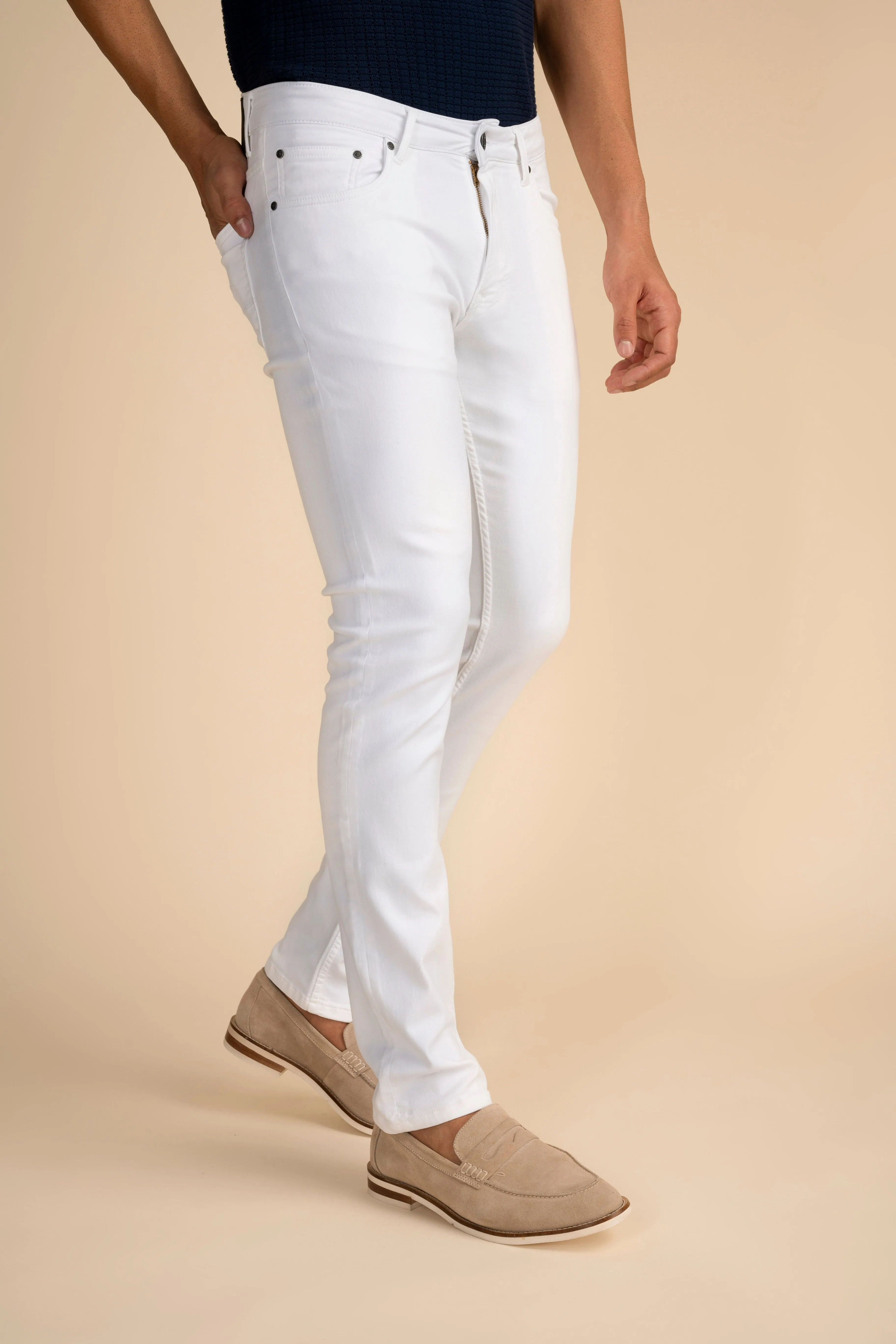 Urban White Skinny Fit Jeans EOSS