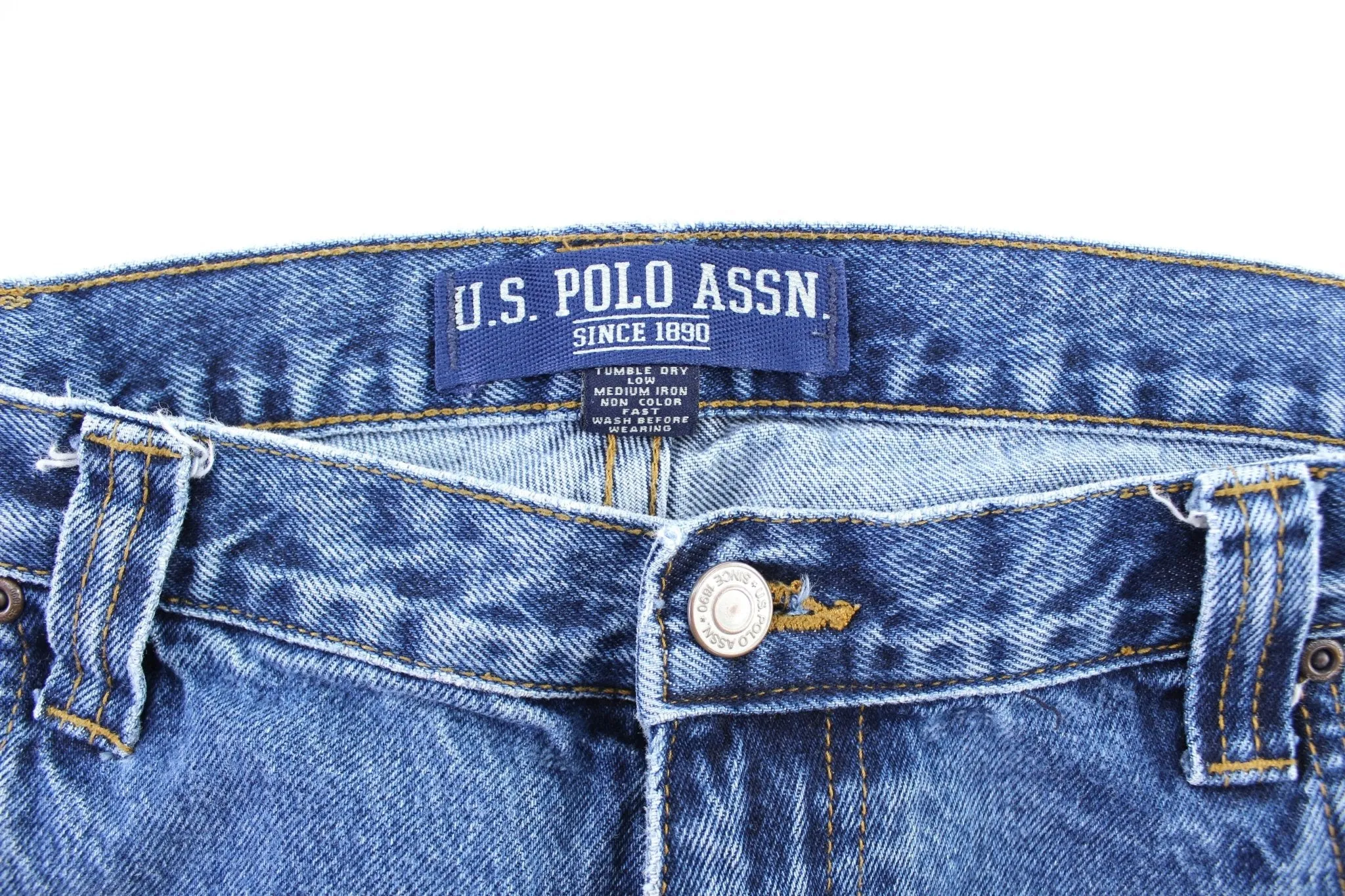 U.S. Polo Assn Embroidered Denim Carpenter Jeans