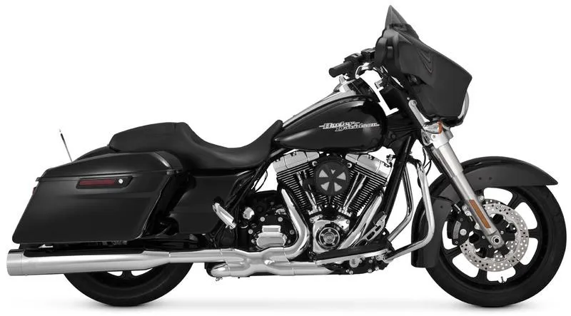 Vance & Hines Oversized 450 Slip-Ons - Chrome (Harley Davidson)