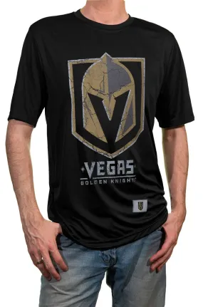 Vegas Golden Knights Short Sleeve Rashguard - Distressed Logo