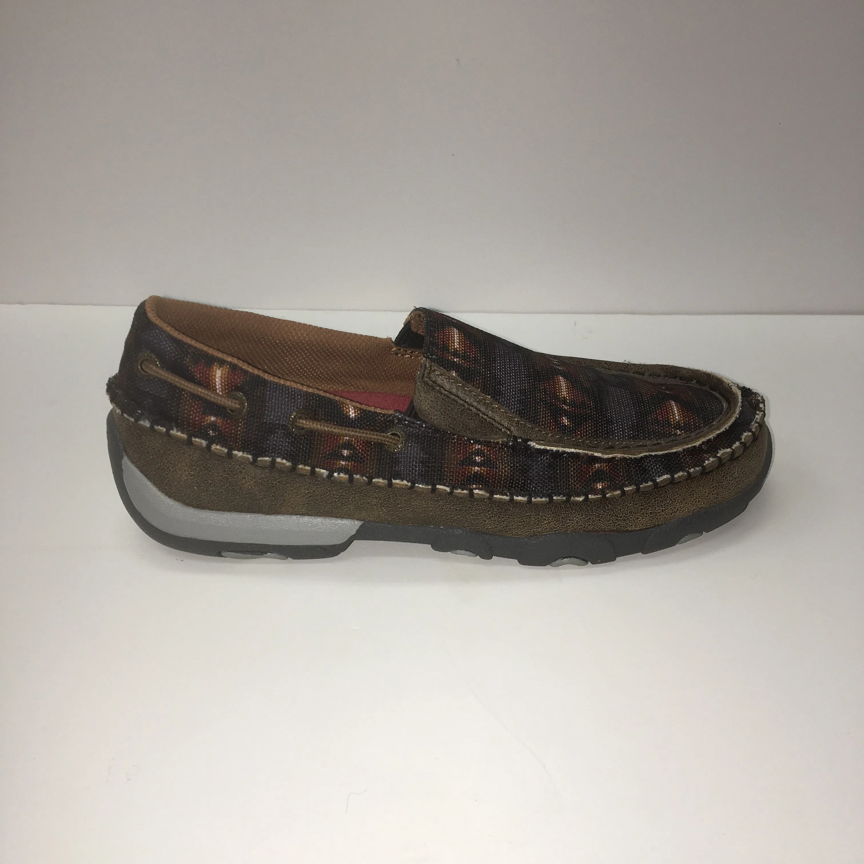 WE Exclusive ~ Twisted X Women's Grey Aztec Slip On Moc