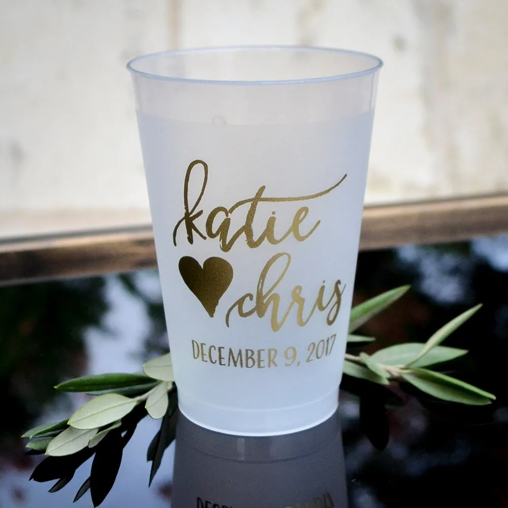 Wedding Personalized Shatterproof Cups