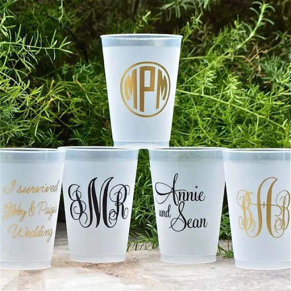 Wedding Personalized Shatterproof Cups