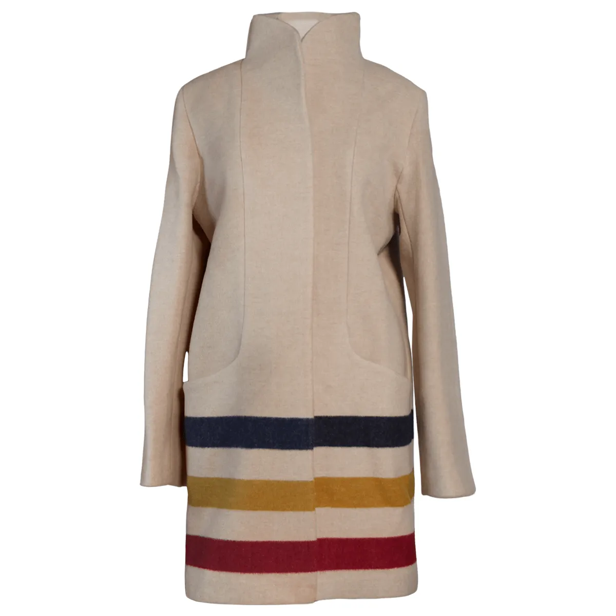 Women's Frontier Wool Coat - Natural