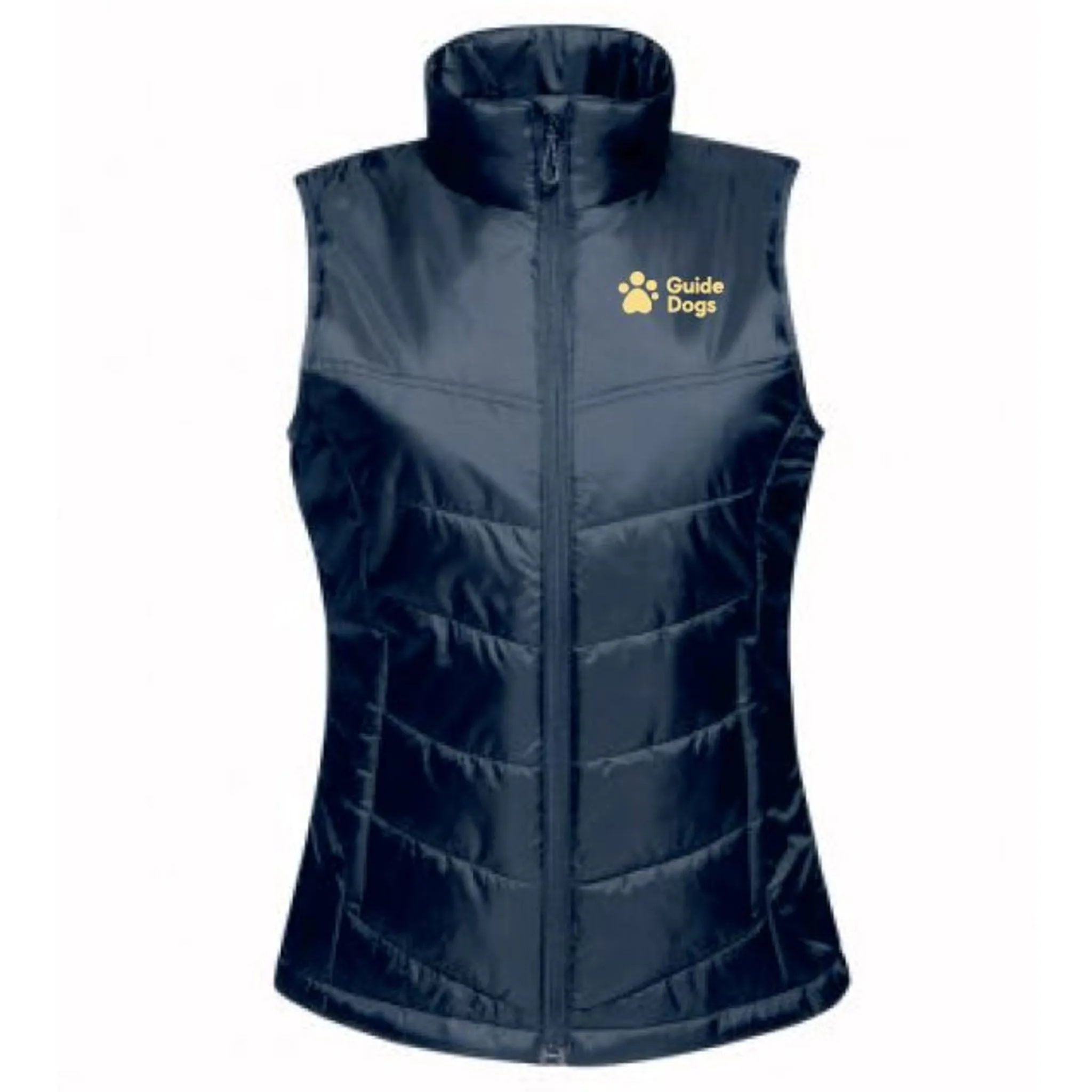 Women's Regatta bodywarmer with Guide Dogs logo