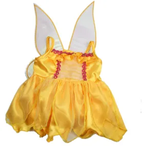 Yellow Butterfly Dress Teddy Bear Outfit