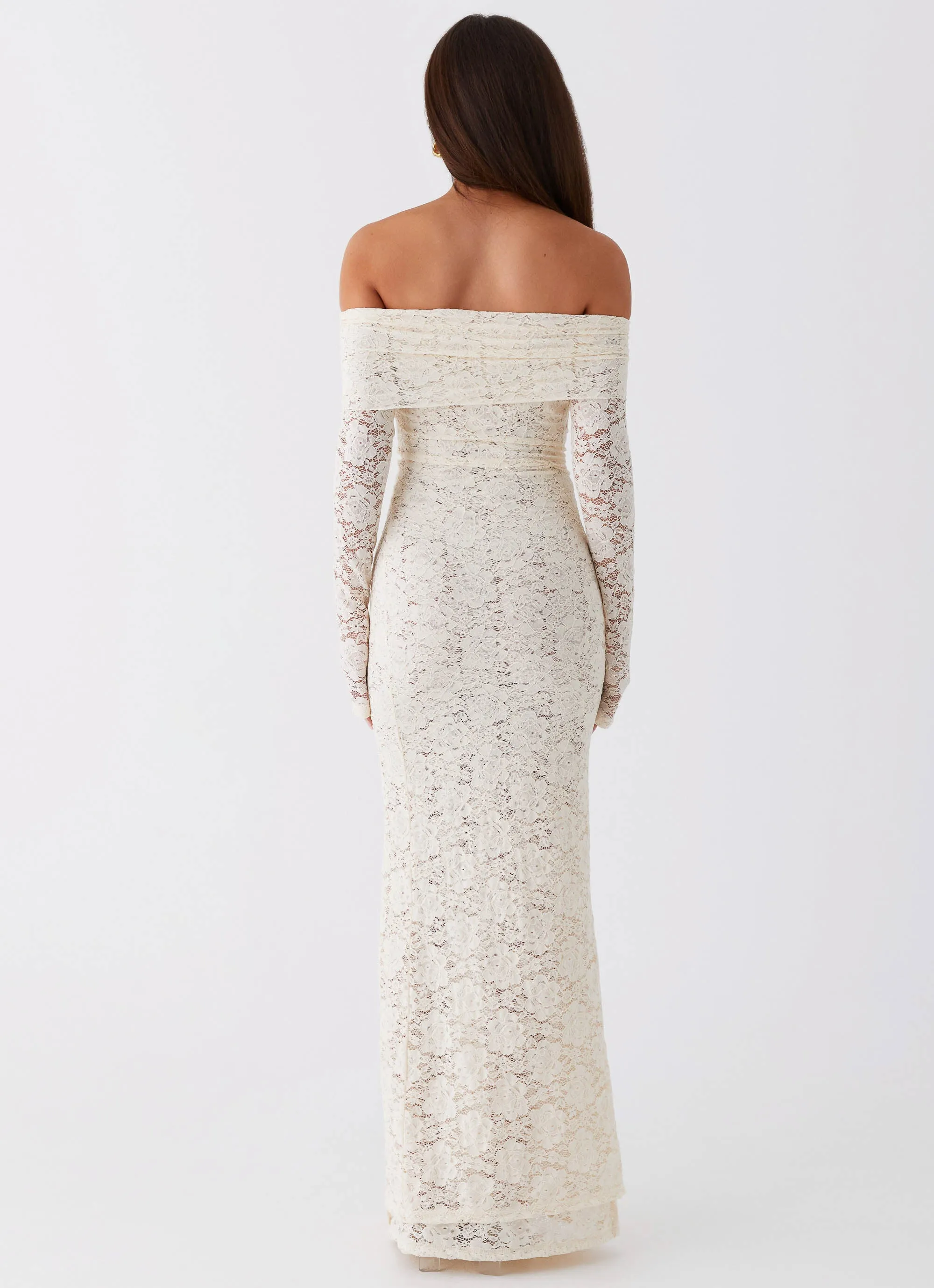 Yours Always Lace Maxi Dress - Ivory